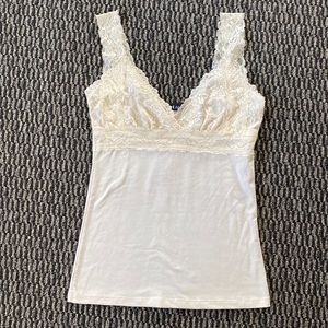 Cami with lacy straps size M